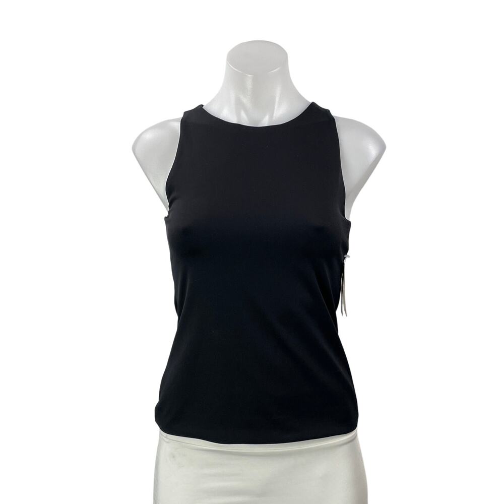NEW Spanx Women's Black Sleeveless Smoothing Jersey Racerback Tank Top Size S